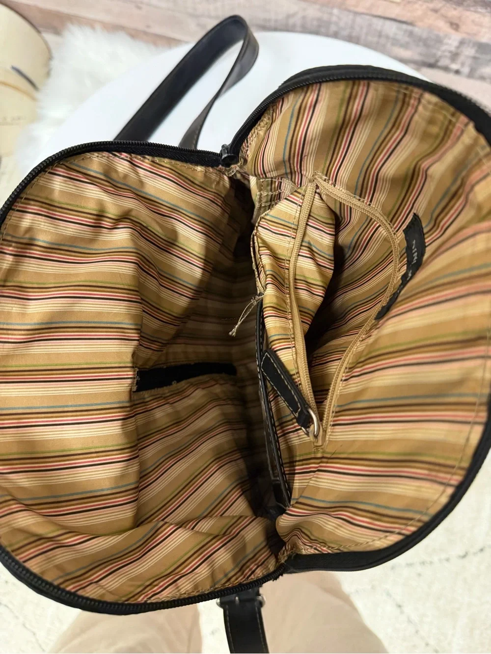 Nine West Black Mini Backpack